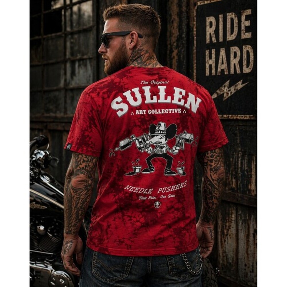 Men's Sullen Art Collective Gun Slinger Needle Pushers Small NWT‎ L100 New